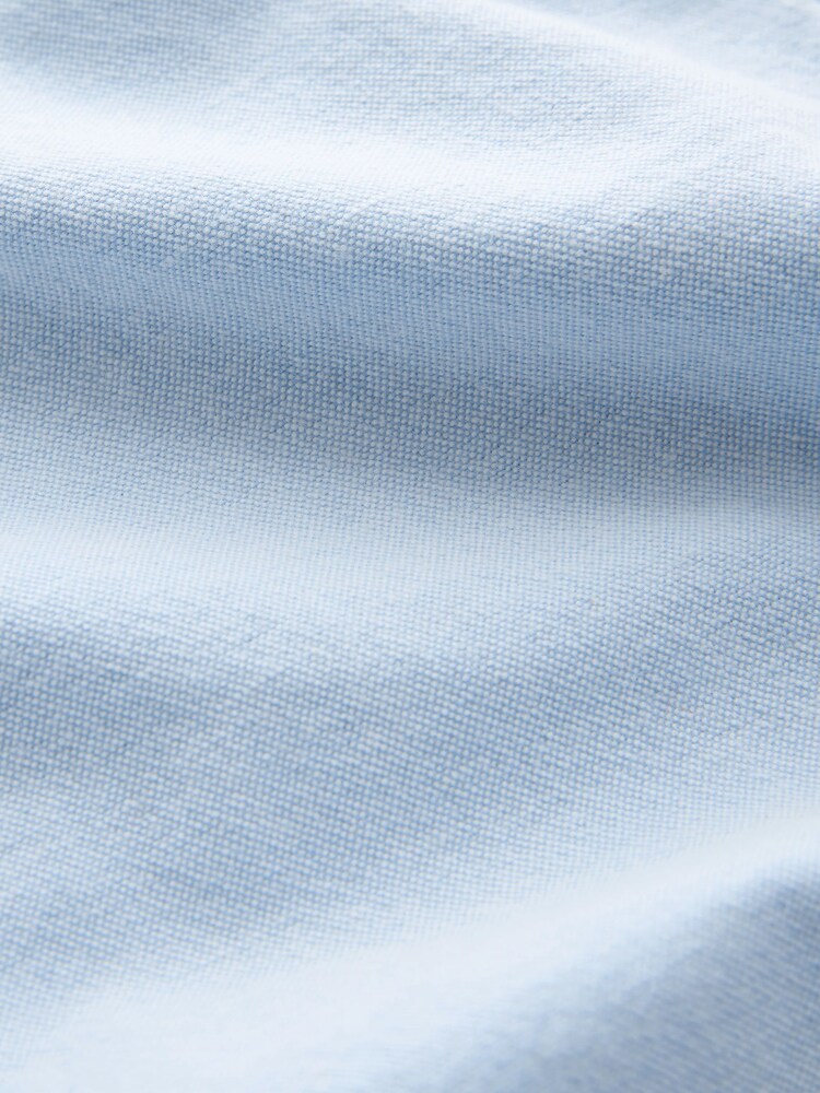 Light Blue Oxford Slim Stretch Chino Shorts - Image 9 of 9