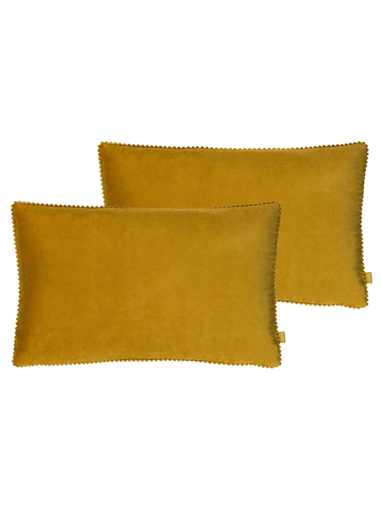 furn. 2 Pack Yellow Cosmo Filled Cushions - Image 1 of 4