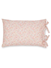 Laura Ashley Coral Pink 200 Thread Count Loveston 100% Cotton Duvet Cover and Pillowcase Set - Image 6 of 7