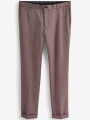 Mauve Pink Skinny Formal Trousers - Image 4 of 5