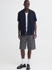 Blend Blue Aulia Textured Open Knit Shirt - Image 3 of 5