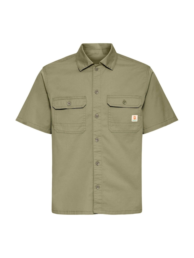 Blend Green Matz Sun Short Sleeve Utility Shirt - Image 5 of 5