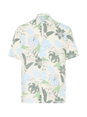 Blend Cream Assel Printed Short Sleeve Shirt - Image 5 of 5