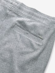 Grau - Jersey-Shorts mit Karomuster - Bild 5 von 5