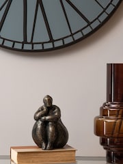 Libra Interiors Bronze Athena Contemplating Feminine Form Sculpture - Image 1 of 4