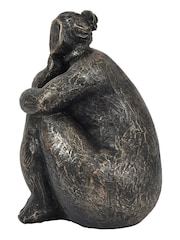 Libra Interiors Bronze Athena Contemplating Feminine Form Sculpture - Image 3 of 4