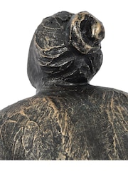 Libra Interiors Bronze Athena Contemplating Feminine Form Sculpture - Image 4 of 4