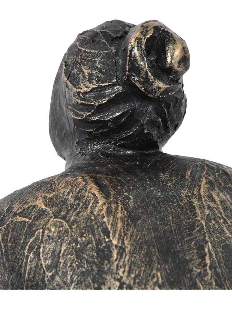 Libra Interiors Bronze Athena Contemplating Feminine Form Sculpture - Image 4 of 4