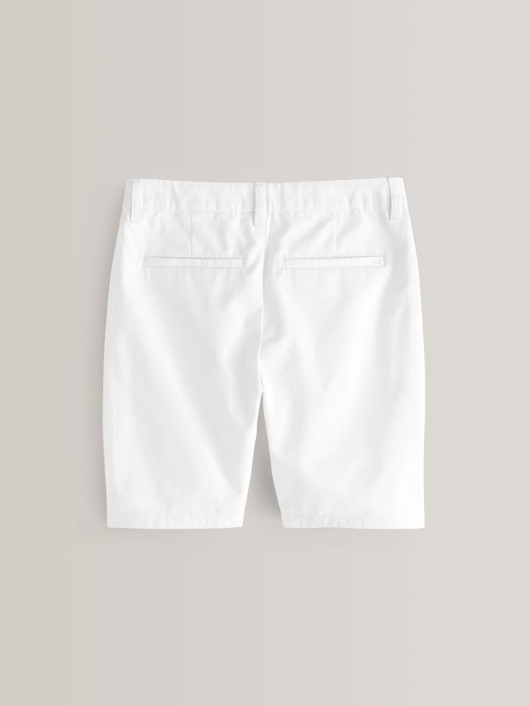 White Chino Shorts (3-16yrs) - Image 2 of 2