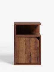 Dark Bronx Oak Effect Storage Side Table - Image 5 of 8