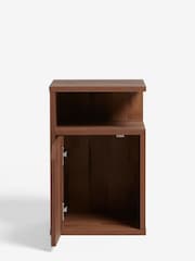 Dark Bronx Oak Effect Storage Side Table - Image 6 of 8
