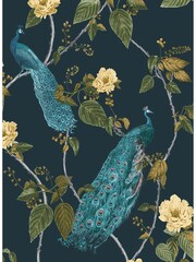 Graham & Brown Blue Resplendence 10M Wallpaper - Image 2 of 3