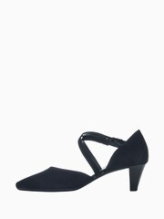 Gabor Callow Suede Black Dress Court Shoes - Image 4 of 5