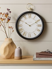 Black 31cm Wall Clock - Image 1 of 4