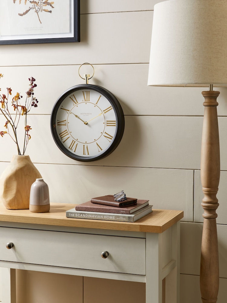 Black 31cm Wall Clock - Image 2 of 4