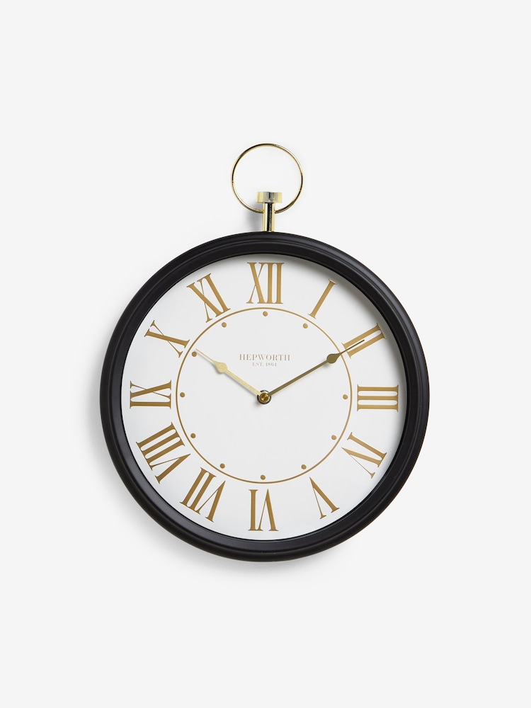 Black 31cm Wall Clock - Image 4 of 4