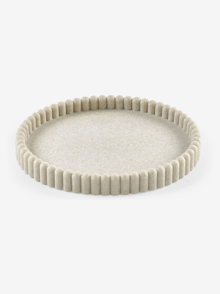 Natural Rib Round Tray - Image 5 of 5