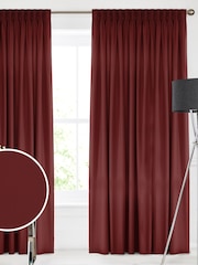 Claret Red Burgundy Montero Velvet Made To Measure Curtains - Image 1 of 9