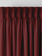 Claret Red Burgundy Montero Velvet Made To Measure Curtains - Image 5 of 9