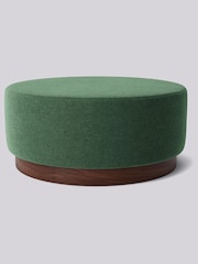Swoon Smart Wool Hunter Green Penfold Original Ottoman - Image 1 of 2