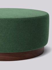 Swoon Smart Wool Hunter Green Penfold Original Ottoman - Image 2 of 2