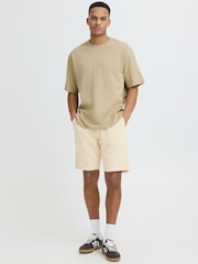 Blend Natural Karim Printed Crew Neck T-Shirt - Image 3 of 5
