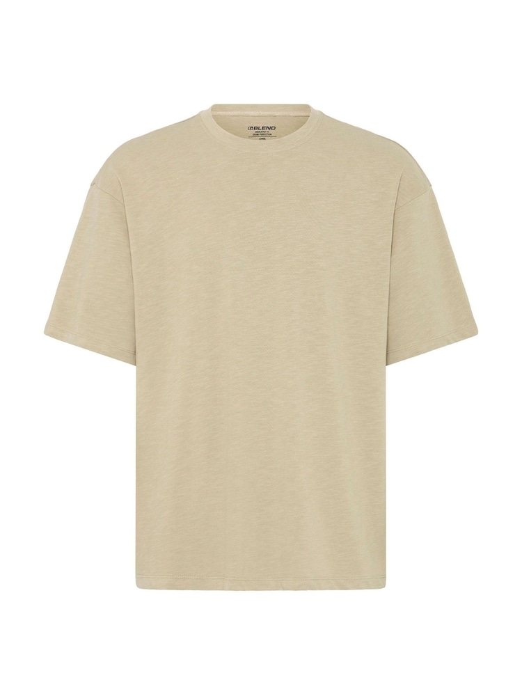 Blend Natural Karim Printed Crew Neck T-Shirt - Image 5 of 5