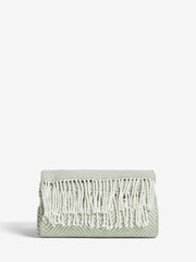Sage Green Herringbone Cosy Throw - Image 5 of 5