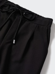 Mango Pocket Black Joggers - Image 5 of 5
