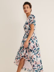 Phase Eight Natural Averie Floral Dress - Image 4 of 6
