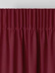 Crimson Red Burgundy Montero Velvet Made To Measure Curtains - Image 6 of 9