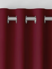 Crimson Red Burgundy Montero Velvet Made To Measure Curtains - Image 7 of 9