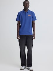 Blend Blue Maille Short Sleeve Polo Shirt - Image 3 of 5