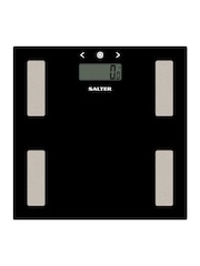 Salter Black Glass Body Analyser Digital Bathroom Scales - Image 1 of 4