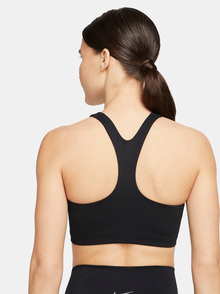 Nike Black Yoga DriFIT Alate Medium Support Lightly Lined Sports Bra - Image 2 of 4