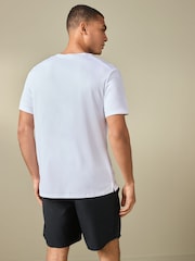 Nike White Dri-FIT Miler Running T-Shirt - Image 2 of 7