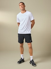 Nike White Dri-FIT Miler Running T-Shirt - Image 3 of 7