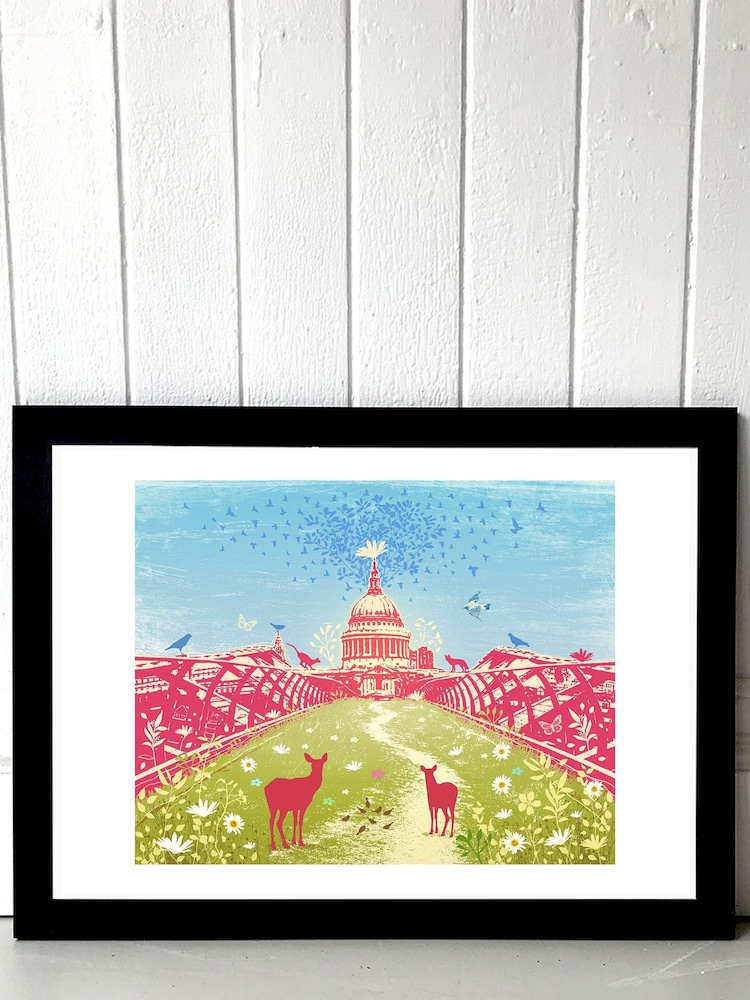 East End Prints Black The Nature of London Print by Fiona Watson - Image 1 of 3