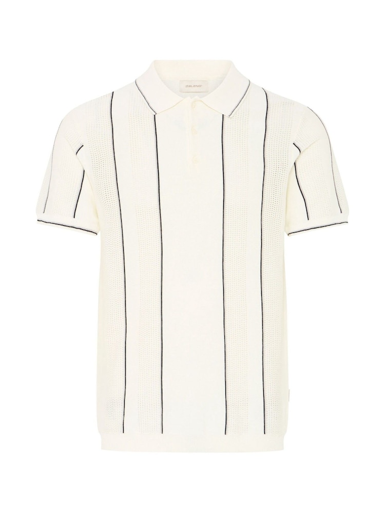 Blend White Aven Short Sleeve Polo Shirt - Image 4 of 4