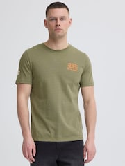 Blend Green Sun Island Crew Neck T-Shirt - Image 1 of 4