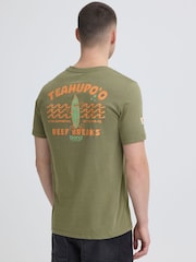 Blend Green Sun Island Crew Neck T-Shirt - Image 2 of 4