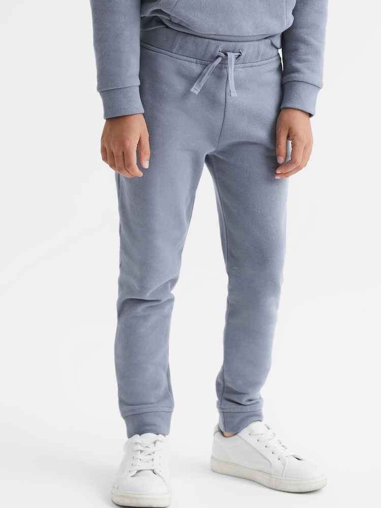 Reiss Ashley Blue Ali Garment Dye Joggers - Image 1 of 6