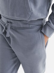 Reiss Ashley Blue Ali Garment Dye Joggers - Image 3 of 6