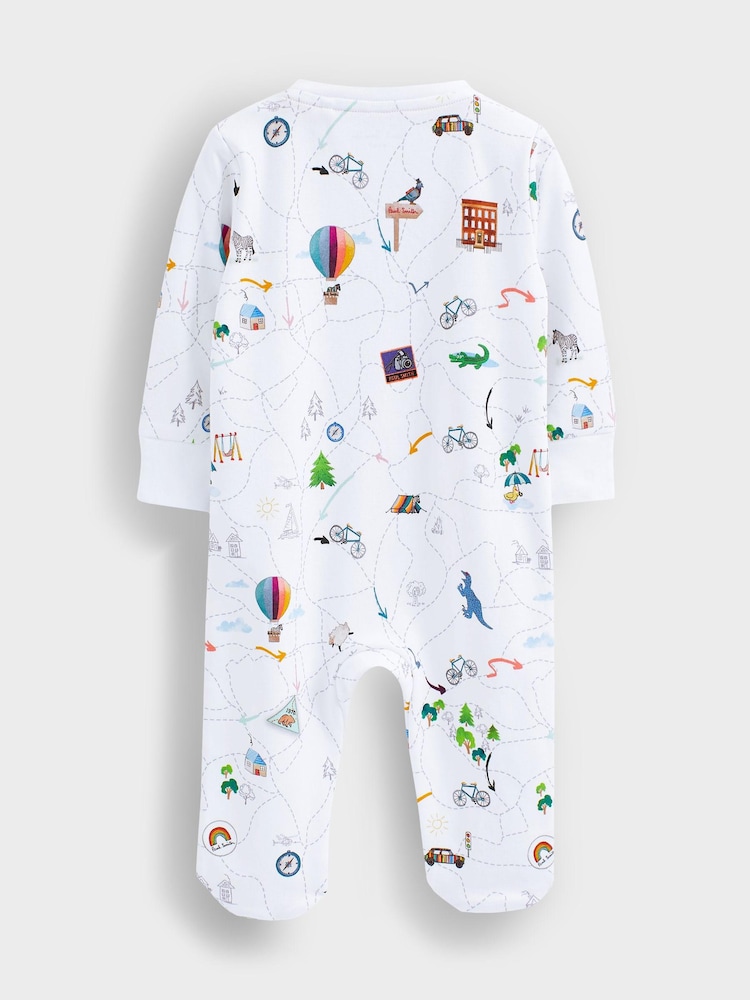 Paul Smith Baby Boys 'Explorer' Sleepsuits 3 Pack - Image 3 of 7