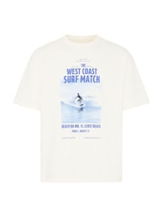 Blend Cream Kyros Printed Crew Neck T-Shirt - Image 5 of 5
