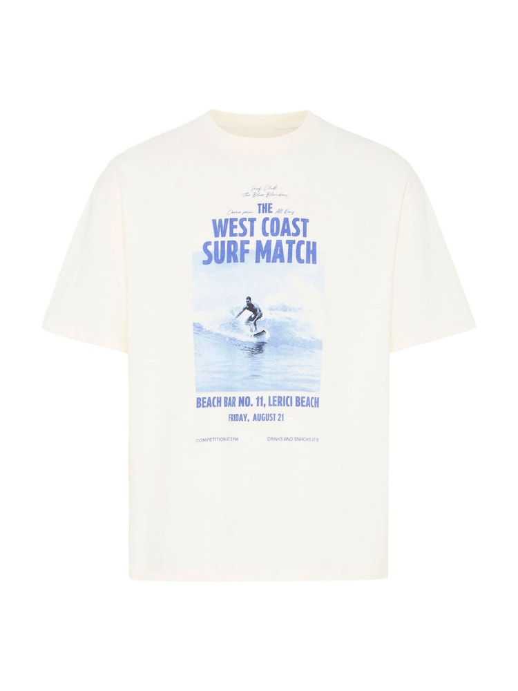 Blend Cream Kyros Printed Crew Neck T-Shirt - Image 5 of 5