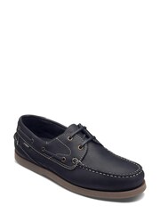 modra - Loake Lymington Eyelet Boat čevlji - Slika 2 iz 3