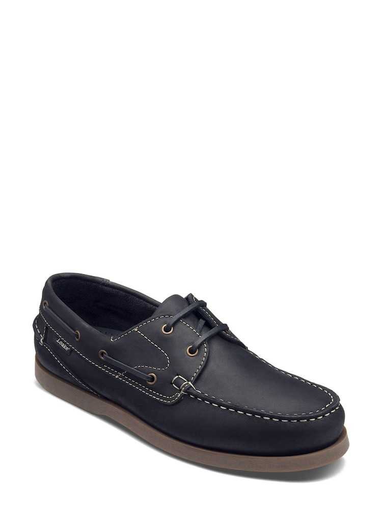 modra - Loake Lymington Eyelet Boat čevlji - Slika 2 iz 3