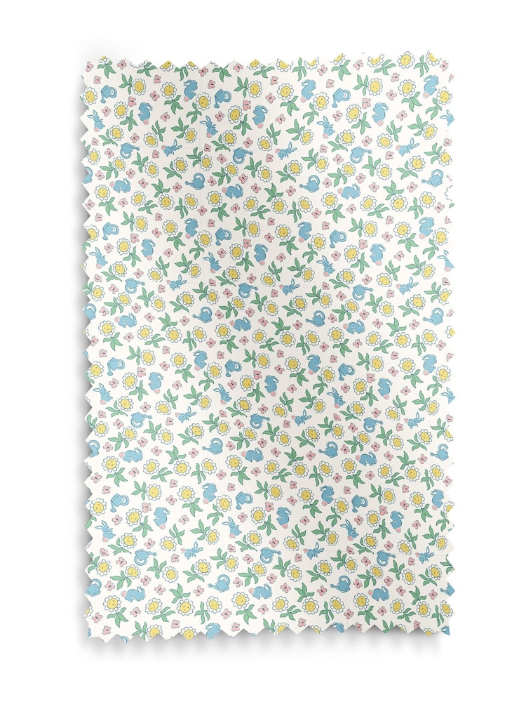 Cath Kidston Cream Kids Petal Flower Ditsy Made To Measure Roman 100% Cotton Blinds - Image 6 of 6