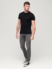 Superdry Grey Organic Cotton Slim Jeans - Image 3 of 3